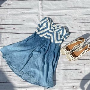 Love culture blue dress